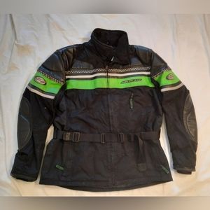 ARCTIC CAT Womens Leather/nylon Insulated Snowmobile Jacket Size XL